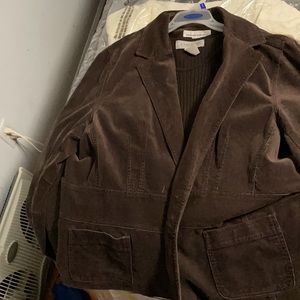 Brown Jones of New York sweater tank and jacket